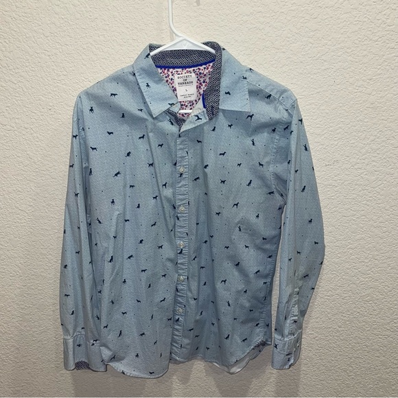 Dog Design Button Up Long Sleeve - Picture 2 of 2